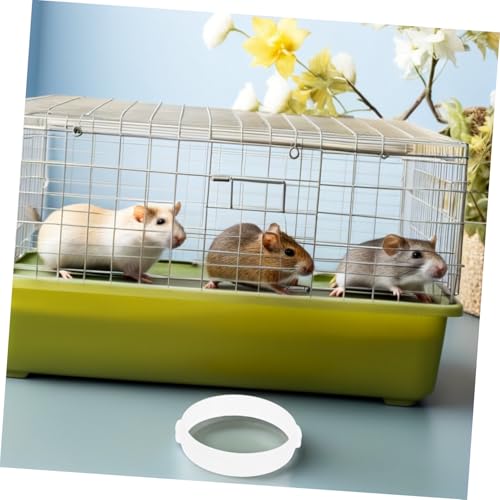 VERDANVERSE 15 Stück Teiliges Weiße Hamster-tunnelverbinder aus Flexible DIY Rohranschlüsse für Mäusekäfig Erweiterbar Leicht zu Reinigen Kompatibel mit Meisten Kleinen Tierkäfigen von VERDANVERSE