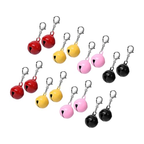 VERDANVERSE 16 Stück Hundehalsband Glocke wohnungsdeko wohnraumdeko Halsbandzubehör Katzenhalsband Zubehör hundeklingel Haustier Kragen Ausbildung dekorative Katzenglocken Katzenbedarf Metall von VERDANVERSE