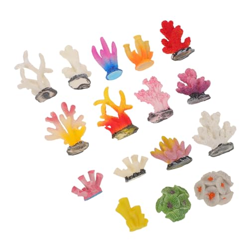 VERDANVERSE 16 Stück Teiliges Aquarium Korallen Deko aus Künstlichem Harz Naturnahe Mini Korallen Ornamente für Fischbecken Langlebige Farbechte Aquarium Pflanzendekoration Geeignet für Kleine VERDANVERSE 16 Stück Teiliges Aquarium Korallen Deko aus Künstlichem Harz Naturnahe Mini Korallen Ornamente für Fischbecken Langlebige Farbechte Aquarium Pflanzendekoration Geeignet für Kleine von VERDANVERSE