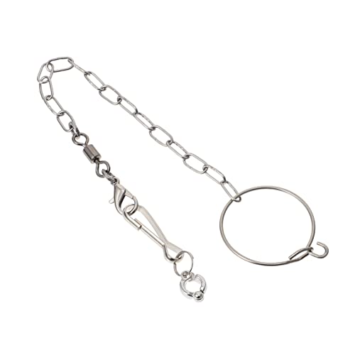 VERDANVERSE Papageien Fußkette Edelstahl Verstellbar 8 Stück Vogelsicherung Für Cockatiels Einfach Zu Bedienen Wiederverwendbar Schnallen Fußring von VERDANVERSE