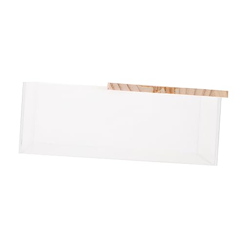 VERDANVERSE 1Stück Hamster Sandbad Box mit Abdeckung Transparentes Badewanne für Kleintiere für Zwerghamster und Mäuse Atmungsaktiv Reinigen von VERDANVERSE