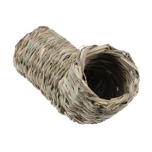 VERDANVERSE 1Stück Handgewebtes Hamster Nest Haustier Chinchilla Tunnel Versteckspielzeug Für Kleine Nagetiere Als Krabbel Und Rückzugsort Für Hamster von VERDANVERSE