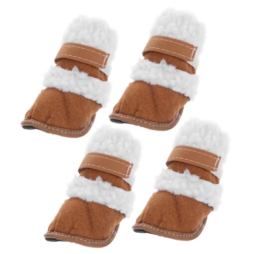 VERDANVERSE 2 Paare Hundeschuhe für Kleine Hunde Warme Winter Pfotenschutz Schuhe mit Rutschfester Sohle Flachem Absatz und Strapazierfähigem Design für Outdoor Schnee und Kalte Temperaturen VERDANVERSE 2 Paare Hundeschuhe für Kleine Hunde Warme Winter Pfotenschutz Schuhe mit Rutschfester Sohle Flachem Absatz und Strapazierfähigem Design für Outdoor Schnee und Kalte Temperaturen von VERDANVERSE