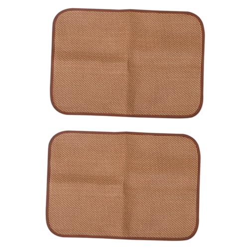 VERDANVERSE 2 STÜCK Hundekühlmatte aus Atmungsaktivem Naturstroh Sommermatte für Hunde Rutschfestes und Hautfreundliches Kühlpad für Hundehütten Natürliche Braune Farbe VERDANVERSE 2 STÜCK Hundekühlmatte aus Atmungsaktivem Naturstroh Sommermatte für Hunde Rutschfestes und Hautfreundliches Kühlpad für Hundehütten Natürliche Braune Farbe von VERDANVERSE