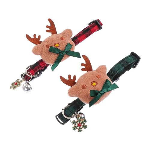 VERDANVERSE 2 Stück Haustierhalsband Weihnachtskatze Kragen Weihnachtskragen Kätzchen Weihnachten für Katzen Urlaub weihnachtsdeko festliches Katzenhalsband süßes Katzenhalsband Baumwolle rot VERDANVERSE 2 Stück Haustierhalsband Weihnachtskatze Kragen Weihnachtskragen Kätzchen Weihnachten für Katzen Urlaub weihnachtsdeko festliches Katzenhalsband süßes Katzenhalsband Baumwolle rot von VERDANVERSE