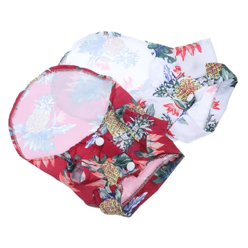VERDANVERSE 2 Stück Haustierweste Kostüme Großes Hundeshirt Kleid Ärmellose Weste Für Haustiere Drinnen Outfits Katzen-weihnachtsoutfit Mittel Party Hemd Katze Kühlung Schutz Klein Polyester von VERDANVERSE