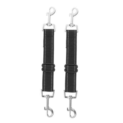 VERDANVERSE 2 Stück Hundehalsband Verbinder Hunde Sicherheitsclip Leine Kurz DIY Sicherheitsclip Für Hundehalsband Verlängerung Auto Befestigungshaken Arm Haustier Schnell von VERDANVERSE