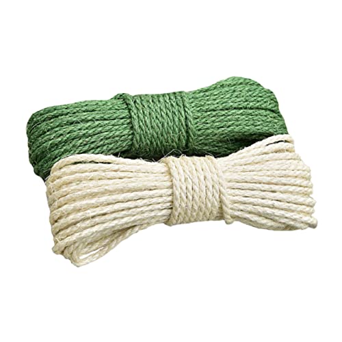 VERDANVERSE 2 Stück Katzengreif-Sisalseil Jutegarn Kratzen Kratzer gedrehtes Sisalseil für katzenkratzbaum Premium-Sisalseil Sisalseil selber Machen Hanfseil Katzengreifsäulenseil Grün VERDANVERSE 2 Stück Katzengreif-Sisalseil Jutegarn Kratzen Kratzer gedrehtes Sisalseil für katzenkratzbaum Premium-Sisalseil Sisalseil selber Machen Hanfseil Katzengreifsäulenseil Grün von VERDANVERSE