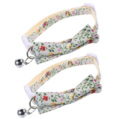 VERDANVERSE 2 Stück Katzenhalsband Bogen hoch Kragen Haustier LED für Katzen Glockenhalsband für Katzen Katzenhalsbänder mit Fliege Katzenzubehör süße Katzenkräger Polyester-Nylon VERDANVERSE 2 Stück Katzenhalsband Bogen hoch Kragen Haustier LED für Katzen Glockenhalsband für Katzen Katzenhalsbänder mit Fliege Katzenzubehör süße Katzenkräger Polyester-Nylon von VERDANVERSE