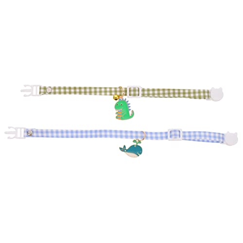 VERDANVERSE 2 Stück Kragenanhänger Katzenhalsband abbrechen Glocke für Kätzchen für Name Anhänger für Katzenhalsbänder Katzenzubehör Baumwolle Polyester VERDANVERSE 2 Stück Kragenanhänger Katzenhalsband abbrechen Glocke für Kätzchen für Name Anhänger für Katzenhalsbänder Katzenzubehör Baumwolle Polyester von VERDANVERSE