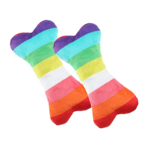 VERDANVERSE 2 Stück Kuschelndes Plüschspielzeug für Hunde Buntes Kauspielzeug für Kleine und Große Hunde Interaktives Quietschspielzeug zur Zahnpflege für Spaß im Alltag VERDANVERSE 2 Stück Kuschelndes Plüschspielzeug für Hunde Buntes Kauspielzeug für Kleine und Große Hunde Interaktives Quietschspielzeug zur Zahnpflege für Spaß im Alltag von VERDANVERSE