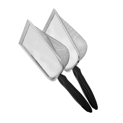 VERDANVERSE 2 Stück Schaufel für Katzenstreu Haustier Reinigung Pferdekotschaufel Schaufel für Haustierstreu Slotted Müllschaufe Mesh-Streuschaufel Poop-Schaufel Müllschaufel Metall Black VERDANVERSE 2 Stück Schaufel für Katzenstreu Haustier Reinigung Pferdekotschaufel Schaufel für Haustierstreu Slotted Müllschaufe Mesh-Streuschaufel Poop-Schaufel Müllschaufel Metall Black von VERDANVERSE