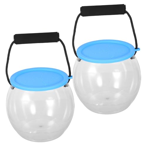 VERDANVERSE 2 Stück Tragbarer Transparenter Kunststoff-fischbehälter Kleines Outdoor Aquarium mit Deckel Vielseitig für Fangen und Freilassen Strand Pool und See Handlich und Leicht für VERDANVERSE 2 Stück Tragbarer Transparenter Kunststoff-fischbehälter Kleines Outdoor Aquarium mit Deckel Vielseitig für Fangen und Freilassen Strand Pool und See Handlich und Leicht für von VERDANVERSE