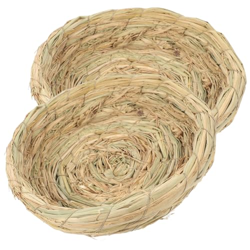 VERDANVERSE 2 Stück Vogel Nest Nest Bowl Stroh Gewebte Material Hamster Käfig Zucht vogelhaus Nisthaus Vogelschlafnest Vogelnest gewebt Vogelnester Nistbett für Kleintiere Vogelbrutnest VERDANVERSE 2 Stück Vogel Nest Nest Bowl Stroh Gewebte Material Hamster Käfig Zucht vogelhaus Nisthaus Vogelschlafnest Vogelnest gewebt Vogelnester Nistbett für Kleintiere Vogelbrutnest von VERDANVERSE
