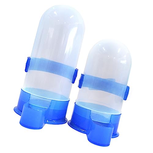VERDANVERSE 2 Stück Vogelfütterer Brunnen System Futterautomat Für Haustiere Haustierbedarf Hühnerfutter Hund Wassernapf Zwinger Vogelhäuschen Für Den Garten Papagei Kaninchen Tür Plastik Blue VERDANVERSE 2 Stück Vogelfütterer Brunnen System Futterautomat Für Haustiere Haustierbedarf Hühnerfutter Hund Wassernapf Zwinger Vogelhäuschen Für Den Garten Papagei Kaninchen Tür Plastik Blue von VERDANVERSE