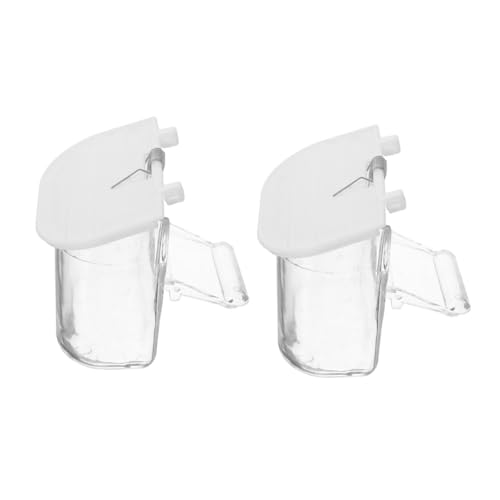 VERDANVERSE 2 Stück Vogelkäfig Futternapf Abs Futter und Wasserspender mit Sprungklammer für Papageien Tauben und Robust und Platzsparend Einfach zu Reinigen VERDANVERSE 2 Stück Vogelkäfig Futternapf Abs Futter und Wasserspender mit Sprungklammer für Papageien Tauben und Robust und Platzsparend Einfach zu Reinigen von VERDANVERSE