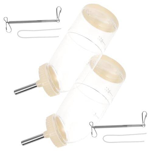 VERDANVERSE 2 Stück Wasserspender für Kleine Haustiere Auslaufsichere Trinkflasche mit Edelstahlventil Stabile und Hängende Wasserflasche für Kaninchen Hamster und Meerschweinchen VERDANVERSE 2 Stück Wasserspender für Kleine Haustiere Auslaufsichere Trinkflasche mit Edelstahlventil Stabile und Hängende Wasserflasche für Kaninchen Hamster und Meerschweinchen von VERDANVERSE