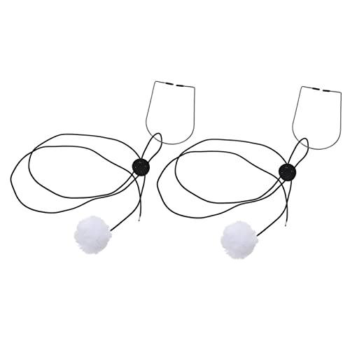 VERDANVERSE 2 Stück hängende Tür necken Katze interaktives katzenspielzeug Interactive cat Toy Katzen spielsachen für lustig hoch hängendes Plüschkugelspielzeug Kätzchen Teaser Eisen von VERDANVERSE