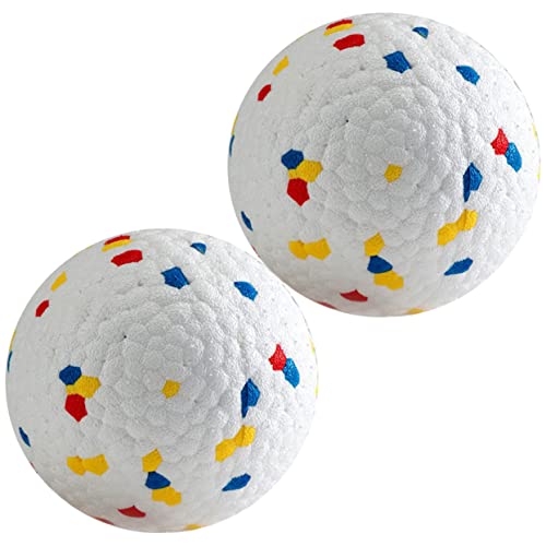 VERDANVERSE 2 Stück hüpfendes Ballspielzeug groß Bälle für Hunde Welpenspielzeit klein interaktives knete Beißball für Welpen im Innenbereich Hundespielzeug e-TPU-Material von VERDANVERSE