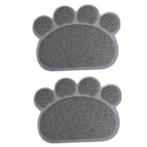 VERDANVERSE 2 Stück wasserdichte und gleitende Bodenmatte waschbar Verdickt Lebensmittelmatte für Tierfuttermatte Essen wasserdichte Futtermatte Katzentrinkschale Pad katzenfutter pad PVC Grau VERDANVERSE 2 Stück wasserdichte und gleitende Bodenmatte waschbar Verdickt Lebensmittelmatte für Tierfuttermatte Essen wasserdichte Futtermatte Katzentrinkschale Pad katzenfutter pad PVC Grau von VERDANVERSE