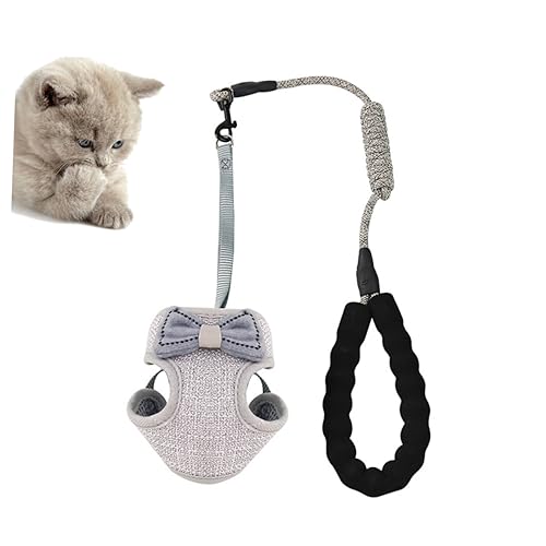 VERDANVERSE 2.5Kg Verstellbares Katzengeschirr mit Bowknot Design Atmungsaktiv und Bequem für Katzen Langlebige Materialien für Sichere Ausflüge und Modischen Look VERDANVERSE 2.5Kg Verstellbares Katzengeschirr mit Bowknot Design Atmungsaktiv und Bequem für Katzen Langlebige Materialien für Sichere Ausflüge und Modischen Look von VERDANVERSE