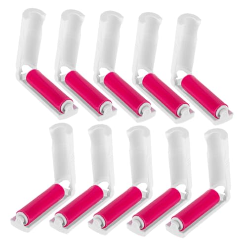 VERDANVERSE 20 Stück Mini-staubsammler Bausatz Waschbarer Fusselroller Hund Wiederverwendbare Fusselentfernungsbürste Einziehbare Fusselrolle Gel Fusselentferner Fänger Haustier Detail Plastik von VERDANVERSE