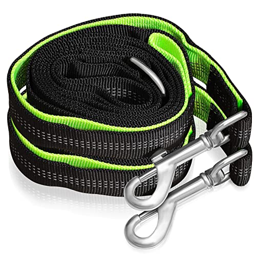 VERDANVERSE 2Stücke Reflektierende Hundeleine aus Nylon Flexibles Hundetrainingsseil für Kleine und Mittelgroße Drehverschluss für Verwicklungen für von VERDANVERSE