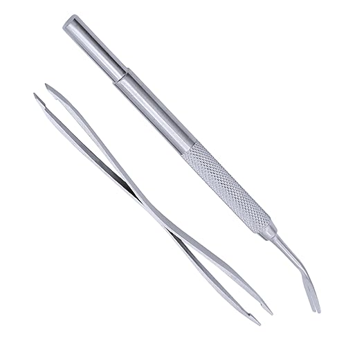 VERDANVERSE 2stücke Zeckenentferner Set Aus Edelstahl Mit Haken Für Haustiere Zeckenentferner Werkzeug Zum Entfernen Von Tierläusen Tierhaarentferner Tool von VERDANVERSE