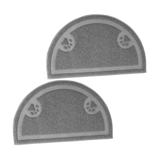 VERDANVERSE 2er-Box Katzenstreumatte Tragbare Welpen-kätzchen-matten Streumatten Für Haustiere Katzentrinkschale Pad Heimtierbedarf Futtermatte Für Haustiere Dicke Haustiermatten PVC Grey VERDANVERSE 2er-Box Katzenstreumatte Tragbare Welpen-kätzchen-matten Streumatten Für Haustiere Katzentrinkschale Pad Heimtierbedarf Futtermatte Für Haustiere Dicke Haustiermatten PVC Grey von VERDANVERSE