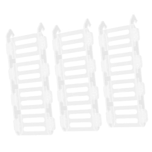 VERDANVERSE 3 Stück Hamster-kletterleiter Vlies Hamsterkäfige Hängematten Haustier Spielzeugratte Träger Abs Puzzle Kleinkindspielzeug Rennmaus Plüsch Liner Acryl Transparent von VERDANVERSE