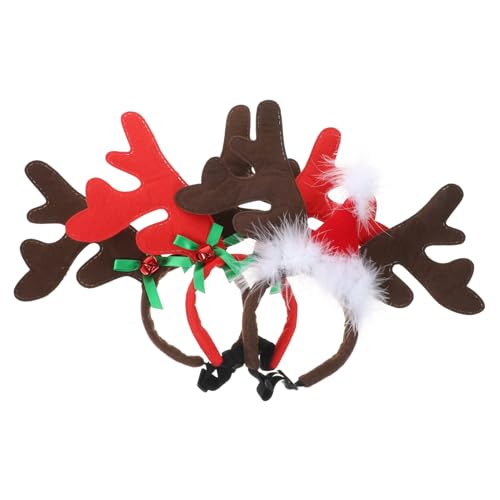 VERDANVERSE 3 Stück Haustier Weihnachtsmütze Weihnachtshaar Weihnachts-Haustier-Outfit Kostüm Haustier Hund Weihnachtsstirnband Weihnachtshund Cosplay Rentierhüte Hund Weihnachten REH Samt VERDANVERSE 3 Stück Haustier Weihnachtsmütze Weihnachtshaar Weihnachts-Haustier-Outfit Kostüm Haustier Hund Weihnachtsstirnband Weihnachtshund Cosplay Rentierhüte Hund Weihnachten REH Samt von VERDANVERSE