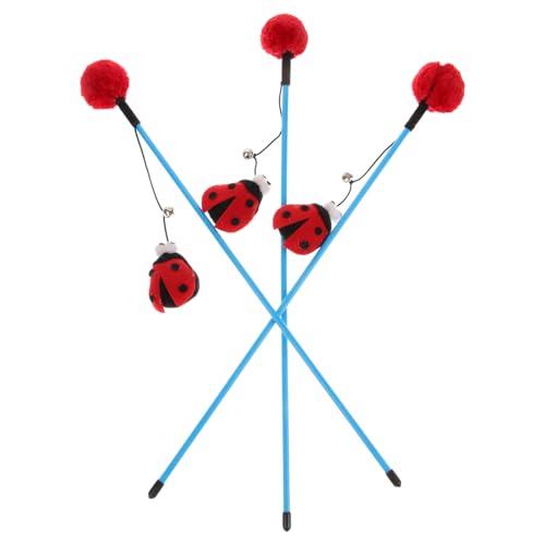 VERDANVERSE 3stücke Teiliges Katzen-spielzeugset Mit Coccinella Interaktive Lustige Katzenangel Für Aktives Und Stärkung Bindung Katze Und Mensch VERDANVERSE 3stücke Teiliges Katzen-spielzeugset Mit Coccinella Interaktive Lustige Katzenangel Für Aktives Und Stärkung Bindung Katze Und Mensch von VERDANVERSE