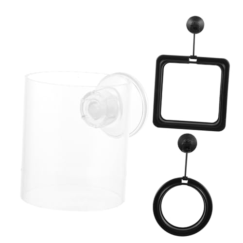 VERDANVERSE 3 Stücke Fischfütterungsring für Aquarium Runde und Quadratische Futterringe mit Saugnäpfen Schwimmend Futterverschwendung und Wasserbelastung VERDANVERSE 3 Stücke Fischfütterungsring für Aquarium Runde und Quadratische Futterringe mit Saugnäpfen Schwimmend Futterverschwendung und Wasserbelastung von VERDANVERSE