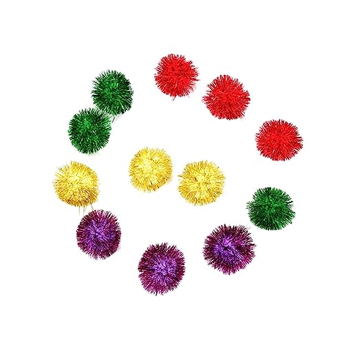VERDANVERSE 30 Stück Bunte Mini Glitzer Tinsel Bälle für Katzen Pom Bälle Durchmesser Gemischte Farben für Katzenfreundliche Unterhaltung und Bewegung VERDANVERSE 30 Stück Bunte Mini Glitzer Tinsel Bälle für Katzen Pom Bälle Durchmesser Gemischte Farben für Katzenfreundliche Unterhaltung und Bewegung von VERDANVERSE