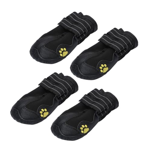 VERDANVERSE 4 Stück Hundeschuhe für rutschfeste wasserdichte Pack Haustierstiefel für Outdoor Einsatz Rutsch Pfotenschutz für Kleine und Mittelgroße VERDANVERSE 4 Stück Hundeschuhe für rutschfeste wasserdichte Pack Haustierstiefel für Outdoor Einsatz Rutsch Pfotenschutz für Kleine und Mittelgroße von VERDANVERSE