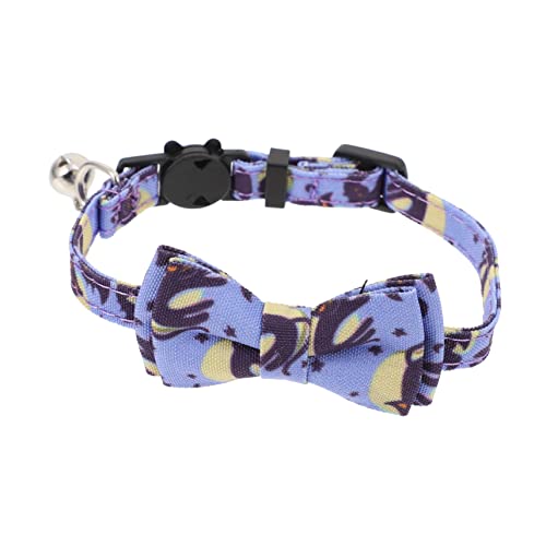 VERDANVERSE 4stücke Teiliges Verstellbares Halloween Katzenhalsband Mit Glöckchen Gruselige Muster Für Haustierpartys Und Cosplay Für Kleine Katzen Und Kätzchen VERDANVERSE 4stücke Teiliges Verstellbares Halloween Katzenhalsband Mit Glöckchen Gruselige Muster Für Haustierpartys Und Cosplay Für Kleine Katzen Und Kätzchen von VERDANVERSE