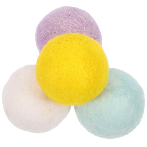 VERDANVERSE 4 Stück Teiliges Hunde Kauspielzeug aus Leichtem Wollfilz Interaktive Spielbälle für Welpen und Ausgewachsene Hunde Zahnfreundlich Robust und Beißfest Fördert Gesunde Zähne und VERDANVERSE 4 Stück Teiliges Hunde Kauspielzeug aus Leichtem Wollfilz Interaktive Spielbälle für Welpen und Ausgewachsene Hunde Zahnfreundlich Robust und Beißfest Fördert Gesunde Zähne und von VERDANVERSE