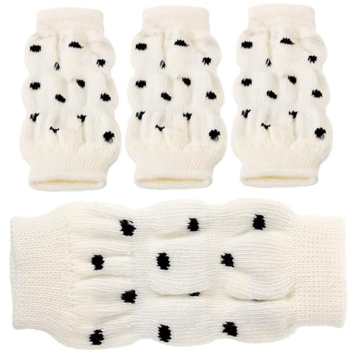 VERDANVERSE 4 Stück Teiliges Hundebeinschützer aus Baumwolle Weiche Warme und Schützende Ellbogenschoner für Hunde rutschfeste Schutzhüllen gegen Schmutz und Kälte für Outdoor und VERDANVERSE 4 Stück Teiliges Hundebeinschützer aus Baumwolle Weiche Warme und Schützende Ellbogenschoner für Hunde rutschfeste Schutzhüllen gegen Schmutz und Kälte für Outdoor und von VERDANVERSE