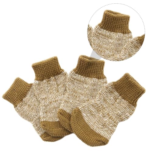 VERDANVERSE 4 Stück Teiliges Hundesocken aus Hautfreundlicher Baumwolle rutschfeste Atmungsaktive Pfotenschutz Socken für Mittlere Hunde für Innenräume und Krallenschutz VERDANVERSE 4 Stück Teiliges Hundesocken aus Hautfreundlicher Baumwolle rutschfeste Atmungsaktive Pfotenschutz Socken für Mittlere Hunde für Innenräume und Krallenschutz von VERDANVERSE