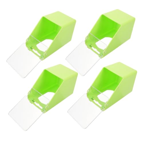 VERDANVERSE Käfig Kunststoff Papagei Feeder 4 Stücke Hängen Box Trog Abdeckung Vogel Lebensmittel Spender Für Käfig von VERDANVERSE