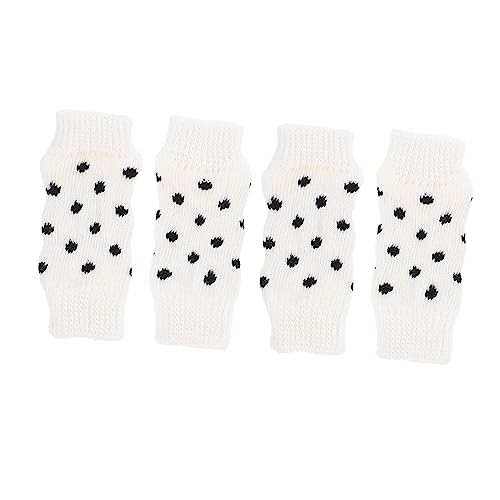 VERDANVERSE 4 Stück rutschfeste Hundesocken für Kleine und Mittlere Hunde Lustiges Muster Bequeme Rutsch Socken für Haustiere für Indoor und Outdoor Aktivitäten von VERDANVERSE