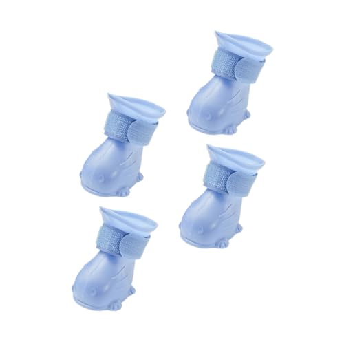 VERDANVERSE 4Stücke Regenschuhe Tep Rutsch Regenstiefel für Kleine und Tragbar für Outdoor Aktivitäten und Schutz bei Nässe von VERDANVERSE