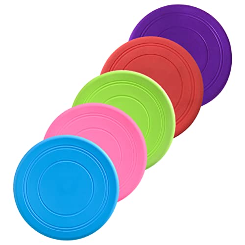 VERDANVERSE 5 Stück Haustier- Ball Welpenspielzeug Hund wasserbahn Dog chew Toy Kinderspielzeug Outdoor Trainingsscheibe für Welpen Wurfscheibe Kieselgel VERDANVERSE 5 Stück Haustier- Ball Welpenspielzeug Hund wasserbahn Dog chew Toy Kinderspielzeug Outdoor Trainingsscheibe für Welpen Wurfscheibe Kieselgel von VERDANVERSE