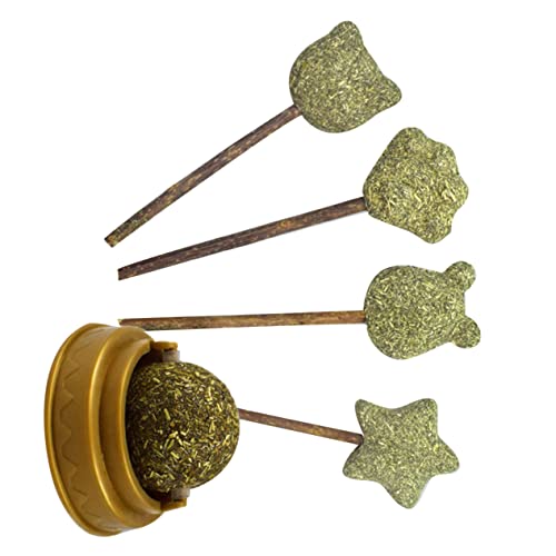 VERDANVERSE 5 Stück Teiliges Katzenminze Lutsch Lollipop Set Natürliche Katzensnacks zur Appetitanregung und Verdauungsförderung Spielerische Formen Ball Katzenklaue Bärkopf Bär Stern VERDANVERSE 5 Stück Teiliges Katzenminze Lutsch Lollipop Set Natürliche Katzensnacks zur Appetitanregung und Verdauungsförderung Spielerische Formen Ball Katzenklaue Bärkopf Bär Stern von VERDANVERSE