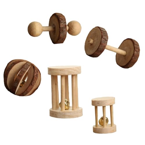 VERDANVERSE 5 Stück Teiliges Set aus Natürlichem Holz Kauspielzeug für Kleintiere Zahnpflegendes Molaren für Hamster Kaninchen Meerschweinchen und Papageien Langlebig Sicher für VERDANVERSE 5 Stück Teiliges Set aus Natürlichem Holz Kauspielzeug für Kleintiere Zahnpflegendes Molaren für Hamster Kaninchen Meerschweinchen und Papageien Langlebig Sicher für von VERDANVERSE