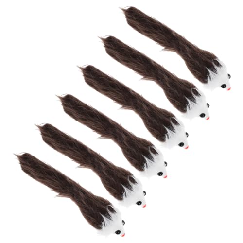 VERDANVERSE 6 Stück Haustierbedarf katzenspielzeug Kitten cat Toys Katzen spielsachen Katze Plüschtier Indoor-Katzen-Mäuse- Katze Kauspielzeug Katze Plüsch-Mäuse- VERDANVERSE 6 Stück Haustierbedarf katzenspielzeug Kitten cat Toys Katzen spielsachen Katze Plüschtier Indoor-Katzen-Mäuse- Katze Kauspielzeug Katze Plüsch-Mäuse- von VERDANVERSE