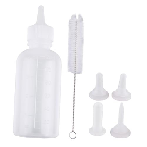 VERDANVERSE 6 Stück Teiliges Haustier Nahrungflaschen aus Silikonfreiem Material mit Reinigungspinsel Milchflaschenset für Kleine Hunde und Katzen Tragbar für Outdoor Einsatz VERDANVERSE 6 Stück Teiliges Haustier Nahrungflaschen aus Silikonfreiem Material mit Reinigungspinsel Milchflaschenset für Kleine Hunde und Katzen Tragbar für Outdoor Einsatz von VERDANVERSE