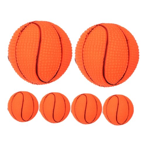VERDANVERSE 6 Stück Teiliges Interaktives Quietschspielzeug für Hunde Strapazierfähiger Vinyl Basketball für Welpen Lustiges Kauspielzeug für Kleine Hunde Fördert Aktives Spiel und Bindung VERDANVERSE 6 Stück Teiliges Interaktives Quietschspielzeug für Hunde Strapazierfähiger Vinyl Basketball für Welpen Lustiges Kauspielzeug für Kleine Hunde Fördert Aktives Spiel und Bindung von VERDANVERSE
