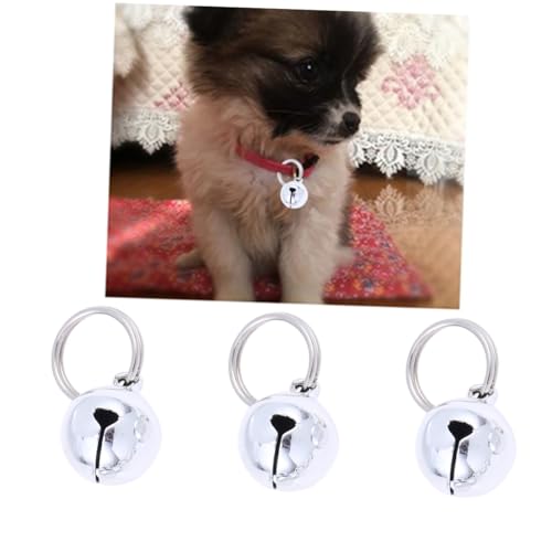 VERDANVERSE 6 Stück Teiliges Kupfer hundeglocken Kleine Silberfarbene Schellen mit Klingelfunktion Langlebige Metallanhänger für Haustierhalsbänder und DIY schmuckdekoration VERDANVERSE 6 Stück Teiliges Kupfer hundeglocken Kleine Silberfarbene Schellen mit Klingelfunktion Langlebige Metallanhänger für Haustierhalsbänder und DIY schmuckdekoration von VERDANVERSE