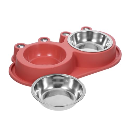 VERDANVERSE Anti Ameisen Katzennapf Hundenäpfe Katzenwassernapf Doppelter Katzennapf Doppelter Tierfutternapf Kleiner Hundenapf Doppelnapf Für Haustiere Tierfutter Wassernapf von VERDANVERSE
